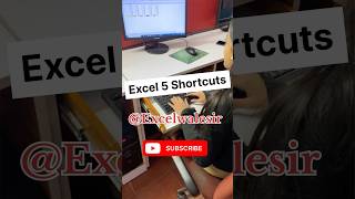 Excel 5 Shortcuts excelwalesir exceltricks computertips training shortvideo tutorial training [upl. by Belmonte390]