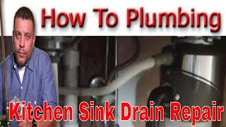 Kitchen Sink Drain Repair [upl. by Notaes394]