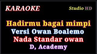 HADIRMU BAGAI MIMPI  KARAOKE NADA STANDAR OWAN [upl. by Broddie]