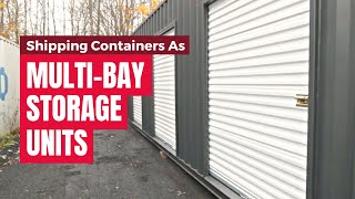 Turn a Shipping Container Into Storage Lockers [upl. by Yatnoj]