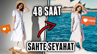 48 SAATLİK SAHTE SEYAHAT Instagram Takipçilerimi Kandırdım  SYDNEY [upl. by Alac]