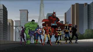 Avengers Earths mightiest heroes Theme Song Fight As One 1Hours [upl. by Yltsew]