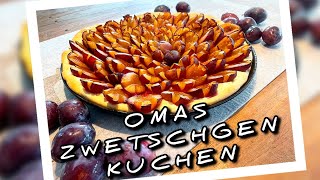 Omas 👵🏻 Zwetschgenkuchen 🥧 herbst kuchen omasrezepte [upl. by Idahs638]