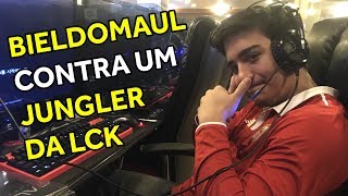 BIELDOMAUL VS JUNGLER DA LCK NA SOLOQ COREANA [upl. by Meggs]