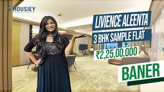 Livience Aleenta Pashan  3 BHK Sample Flat Tour  Livience Lifespace Pune [upl. by Nonek]