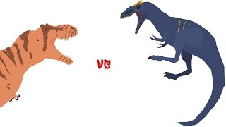 BDF Zhuchengtyrannus vs Alectrosaurus DC2 [upl. by Durarte]