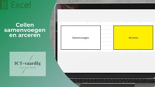 Excel  Cellen samenvoegen en arceren [upl. by Ardnik255]