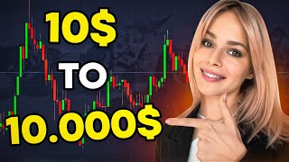 10 to 10000  Best binary options strategy 2023 [upl. by Yesnyl]