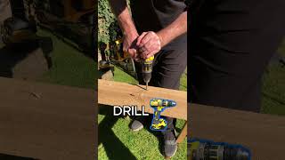 IMPACT DRIVER VS DRILL shorts woodworking [upl. by Acinehs]