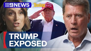 Donald Trumps nephew reveals shocking family secrets  9 News Australia [upl. by Yvon]