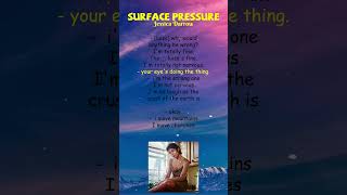 Jessica Darrow  Surface Pressure Lyrics shorts [upl. by Roxi]