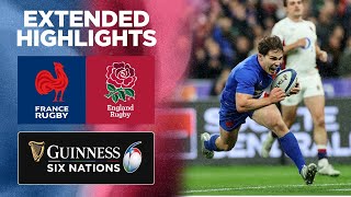 France v England  Extended Highlights  2022 Guinness Six Nations [upl. by Perusse]