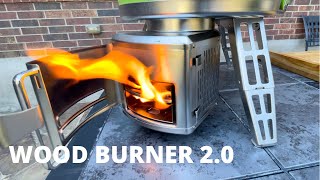 Wood Burner 20 🔥 1st Use Homemade Wood Fired Pizza🍕 using my Roccbox Pizza Oven [upl. by Ydurt]