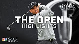 The Open Championship 2024 Highlights Round 3s top shots from the iconic par 3 8th  Golf Channel [upl. by Joletta857]