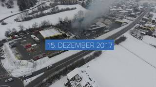 Feuerwehr Thusis Grossbrand Landi 14122017 [upl. by Anatniuq]