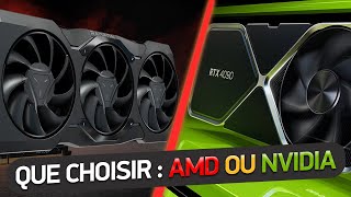 AMD ou NVIDIA  quelle carte graphique choisir [upl. by Sinai470]