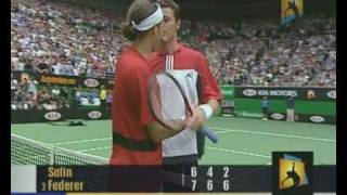 Federer v Safin 2004 Australian Open Mens Final Highlights [upl. by Kramer]