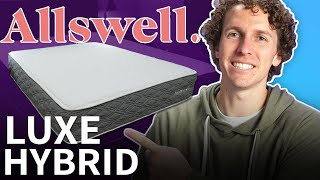 Allswell Luxe Hybrid Mattress Review  MUST WATCH [upl. by Atinauj]