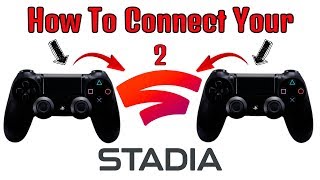 How To Connect Your PS4 Controller To Stadia [upl. by Eitisahc]