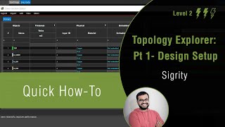 Topology Explorer Design Setup for Topology Extraction in Sigrity Aurora 174 [upl. by Esylla]