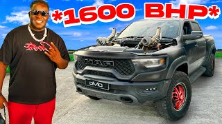 1600 HP DODGE RAM TRX TWIN CHARGED TWIN TURBO amp SUPERCHARGED [upl. by Michi]