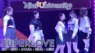 NiziU「SUPERLOVE」LIVE Performance  NiziU Fan Meeting with U 2024 NiziquotUquotniversity FANCAM  Review [upl. by Suzzy96]