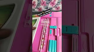 😮✏️Fancy Pencil compass box stationary felling viralvideo youtubeshorts stationaryitem [upl. by Ahsercal]