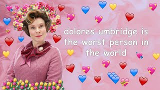 dolores umbridge being the worst person in the world for 4 minutes straight [upl. by Grefe]