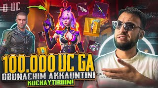 100k UC OBUNACHIGA SOVGA 😳 oyindagi barcha narsalarni ochib berdik 💸 SIZHAM YUTING [upl. by Angil]