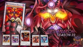 RED DRAGON ARCHFIEND RESONATOR Deck Rank Duels Season 23 ft Adventure Engine  YuGiOh Master Duel [upl. by Cyrano]