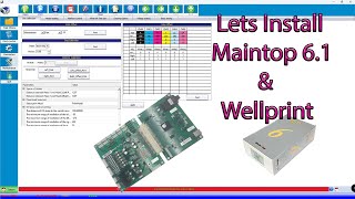 Installation of maintop 61 and wellprint and explaining what some of the settings will do [upl. by Brom]