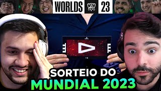 CONFRONTOS DA LOUD DEFINIDOS NO MUNDIAL Sorteio Playin Worlds 2023 [upl. by Aerdnaed]