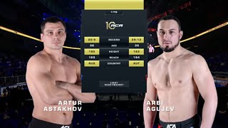 Артур Астахов vs Арби Агуев  Artur Astakhov vs Arbi Agujev  ACA 176 [upl. by Damek]