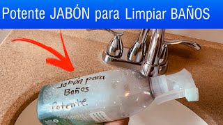 💥PREPARA TU JABON POTENTE PARA LIMPIAR LOS BAÑOS CON INGREDIENTES QUE YA TIENES EN CASA  VINAGRE [upl. by Dianemarie]