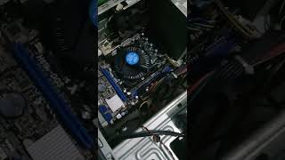 Service PC Built Up Mobo Asrock H61 shortsvideo shorts [upl. by Ynnek]