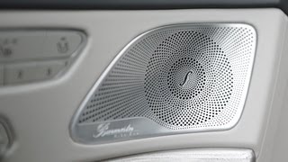 The Burmester sound experience in the new SClass  MercedesBenz original [upl. by Yralam]