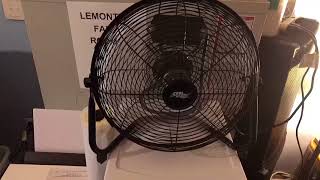 cool works hv 12 floor fan [upl. by Asserac205]