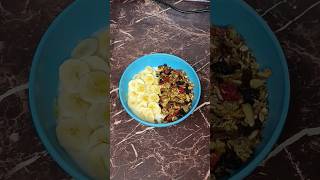 Quick Granola Recipehealthybreakfast breakfastGreek yoghurt [upl. by Witt]