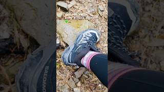 Best shoes in hiking⛰️🇹🇼 shortvideo mountains nature salomon yushan travel hikinglife [upl. by Ivgnout]