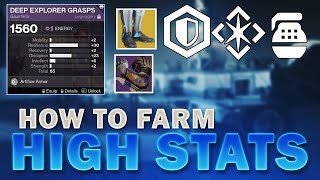 Destiny 2 Do This High Stat Armor Farm NOW Guaranteed Quadruple 100 Stats Fast Easy Guide [upl. by Ahsinar]