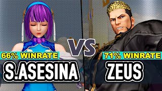 KOF XV ▰ SHERMIE ASESINA ShermieAthenaLeona vs ZEUS ShermieGoenitzDolores [upl. by Ahsilam]