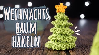 Tannenbaum als Weihnachtsdeko häkeln [upl. by Eppillihp]