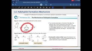 Halohydrin formation [upl. by Eisen]