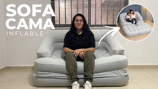 ✅ ¡Nuevo SOFÁ CAMA INFLABLE de Betterware Probamos las 5 FORMAS DE UTILIZARLO ✨ MB🌎 [upl. by Nosremaj879]