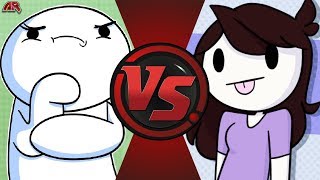 TheOdd1sOut vs Jaiden Animations TheOdd1sOut amp Jaiden Animations Animation  CARTOON FIGHT CLUB [upl. by Sura612]