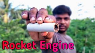 How To Make A Rocket Engine Motor Without Sugar  ln Hindi [upl. by Nahtanaoj]