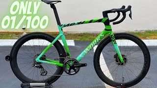 ONLY 100 MADE IN THE WORLD 2021 SPECIALIZED SWORKS SL7 TARMAC GREEN JERSEY EDITION [upl. by Kessler]