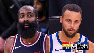 Warriors vs Clippers 😱 CRAZY ENDING  FINAL 2 MINUTES 🔥 [upl. by Ahsatal]