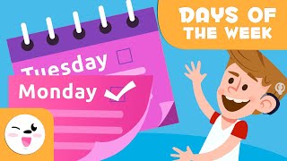 Days of the week for kids  What are the days of the week  Learn new words in English [upl. by Davena]