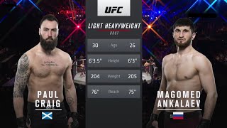 magomed ankalaev vs paul craig [upl. by Mazurek]